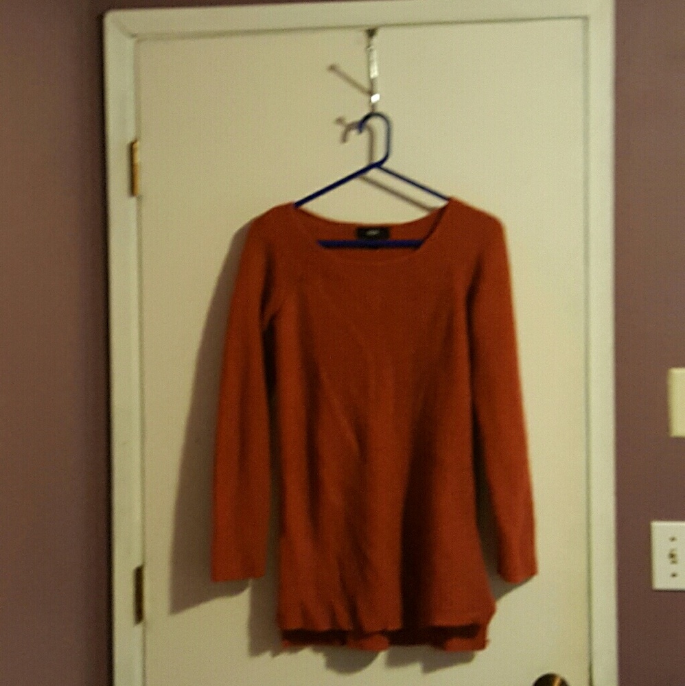 Rust colored sweater